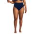 Women's Plus Size Tugless QuickDry High Waisted High Leg Bikini Bottoms, Front