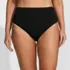 Women's Plus Size Tugless QuickDry High Waisted High Leg Bikini Bottoms, Front