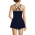 Women's Tugless Strappy X-Back Romper Swimsuit, Back