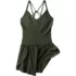 Women's Tugless Strappy X-Back Romper Swimsuit, alternative image