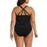 Women's Plus Size Tugless QuickDry Adjustable Strappy Back Tankini Top, Back