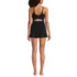 Women's Tugless Monokini Swim Dress Swimsuit, Back