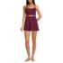 Women's Tugless Monokini Swim Dress Swimsuit, Front