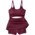 Women's Tugless Monokini Swim Dress Swimsuit, alternative image