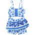 Women's Tugless Monokini Swim Dress Swimsuit, alternative image
