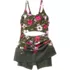Women's Tugless Monokini Swim Dress Swimsuit, alternative image