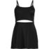 Women's Tugless Monokini Swim Dress Swimsuit, Front