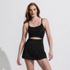 Women's Tugless Monokini Swim Dress Swimsuit, Front