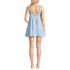 Women's Cotton Gauze Metallic Tiered Mini Cover-up Dress, Back