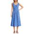 Women's Sleeveless Poplin Smocked Midi Dress, Front