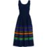 Women's Sleeveless Poplin Smocked Midi Dress, Front