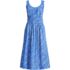 Women's Sleeveless Poplin Smocked Midi Dress, Front