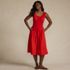 Women's Sleeveless Poplin Smocked Midi Dress, alternative image