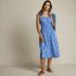 Women's Sleeveless Poplin Smocked Midi Dress, alternative image