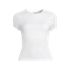 Women's Petite Cap Sleeve Fitted with Built in Bra UPF 50 Rash Guard, Front