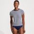 Women's Cap Sleeve Fitted with Built in Bra UPF 50 Rash Guard, Front