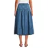 Women's Denim Midi Skirt, Back