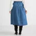 Women's Denim Midi Skirt, Back