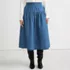 Women's Denim Midi Skirt, Front