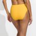 Women's Seamed High Waisted Bikini Bottoms, Back