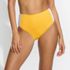 Women's Seamed High Waisted Bikini Bottoms, Front