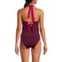Women's Seamed Halter Tankini Top, Back