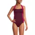Women's Seamed Halter Tankini Top, Front