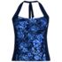 Women's Seamed Halter Tankini Top, Front