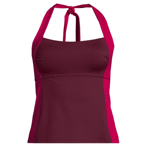 Women's Seamed Halter Tankini Top - image 4