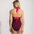 Women's Seamed Halter Tankini Top, Back