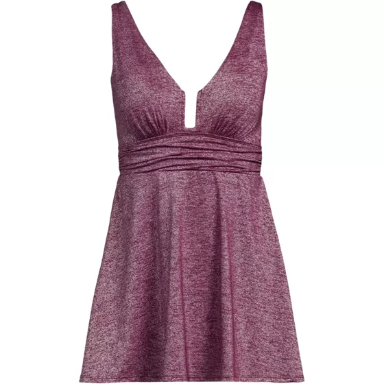 Women's SlenderSuit Shine U-Wire Swim Dress Swimsuit - primary