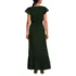 Women's Vneck Flutter Sleeve Maxi Dress, Back