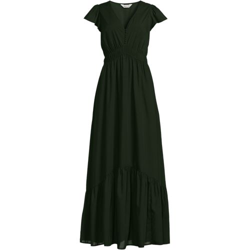 Short Sleeve Maxi Dress | Lands' End