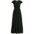 Women's Vneck Flutter Sleeve Maxi Dress, Front