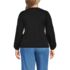 Women's Plus Size Supima Interlock Scoop Neck Blouson Sleeve Top, Back