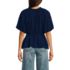 Women's Lace Trim Tie Waist Top, Back