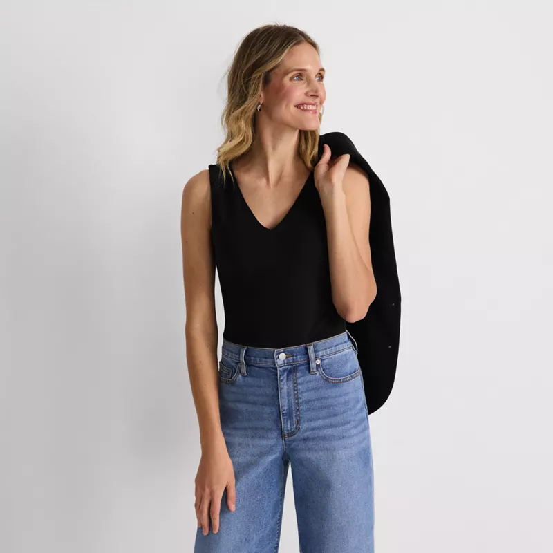 Women's Slender V-neck Tank Top, alternative image