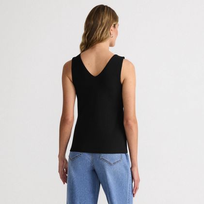 Women's Slender Vneck Tank Top - image 1