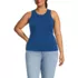 Women's Plus Size Slender Crew Neck Tank Top, Front