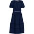 Women's Pintuck Puff Sleeve Skirt Set, Front