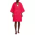 Women's Terry 3/4 Sleeve Pullover Hooded Spa Robe, Front