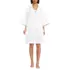 Women's Terry 3/4 Sleeve Pullover Hooded Spa Robe, Front