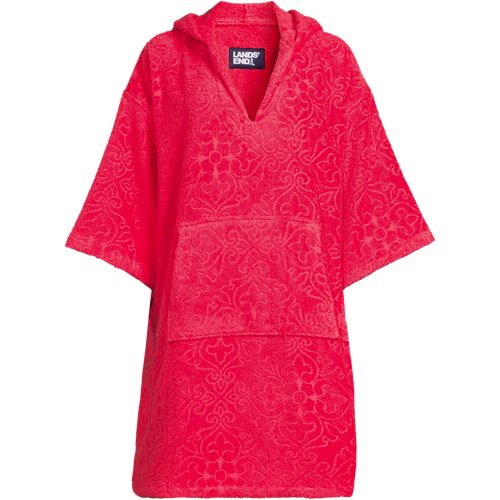 Women's Terry 3/4 Sleeve Pullover Hooded Spa Robe - image 4