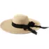 Facesaver Wide Brim Straw Hat with Scarf, alternative image