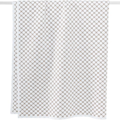 Embroidered Diamond Double Voile Quilt, alternative image