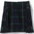Girls Above the Knee Plaid Side Pleat Skort, Back