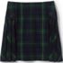 Girls Above the Knee Plaid Side Pleat Skort, Front