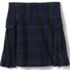 Girls Above the Knee Plaid Side Pleat Skort, Front