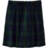 Girls Plaid Skort Top of Knee, Back