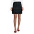Women's Above the Knee Plaid Side Pleat Skort, Front